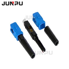 Konnettur mgħaġġel tal-fibra ottika